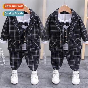 Boys spring fall su three- childrens dress boy baby jacket