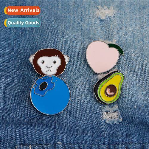 Europe and  Uned States creative carto cute brooch avocado m