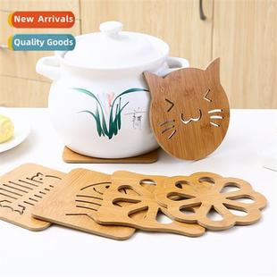 table carto Home mat heat insulati wooden slip pot