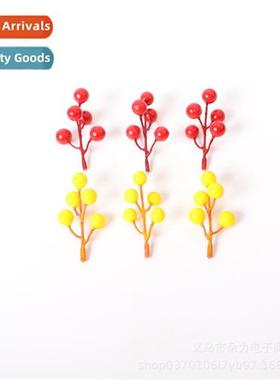 Dolly Christmas decoratis 5 forks sprigs simulati red fru be