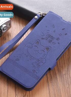 适用millet 13pro phone case 12 fortune cat flip cover 11 cre