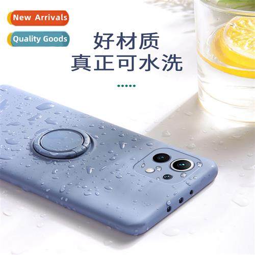 适用Xiaomi 13Tpro liquid finger ring phone case PocoX3 stand