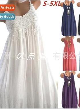 Sexy Lace Halter Lg Dress Seven Colors Eight Sizes