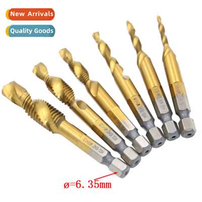 High-speed steel multi-functi compose taps tanium-plated spi