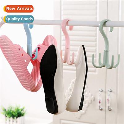 Creative rotary hooks four claws multifunctial closet bag ho