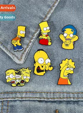 Creative quirky Simps pin carto American prophecy comedy ani