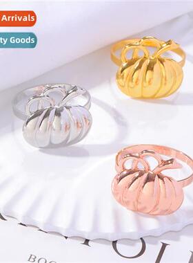 Pumpkin Napkin Clasp Antique Brze Halloween Thanksgiving Vin