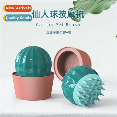 Potting Cactus Bathing Brush Pet Massage Brush Silice Bathin