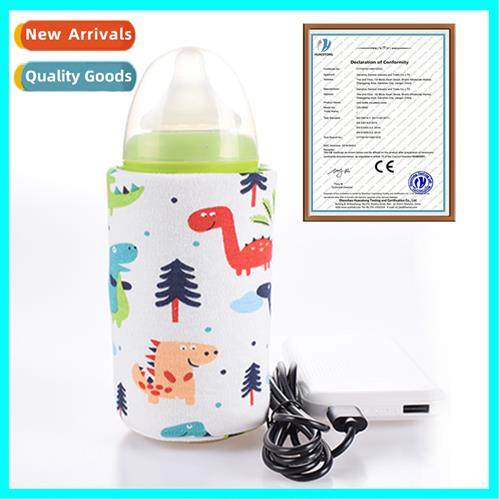 Baby Bottle Insulati Cover Winter Thermostat Heating USB Por