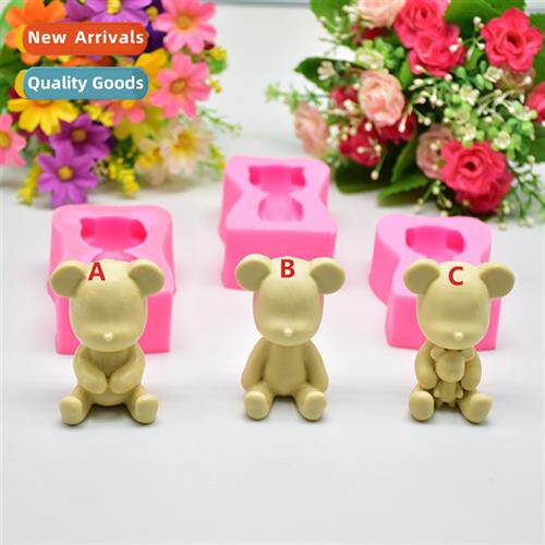 DIY plaster doll silice mould carto baking cake decorati lov