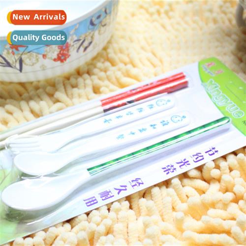 Wooden chopsticks, knife, fork  spo set Kchenware