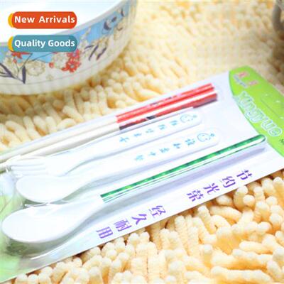 Wooden chopsticks, knife, fork  spo set Kchenware