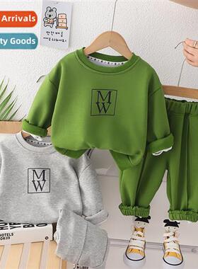 Boys sweater su spring  autumn  2023 new middle  small child