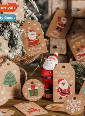 Thickened kraft paper Christmas tags decorative small pendan