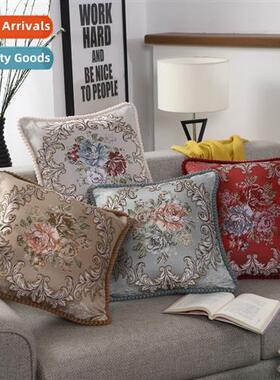 Ins style modern minimalist plants  flowers pillow waist pil