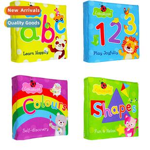 Stereoscopic cloth book letters alphabet numbers baby earl
