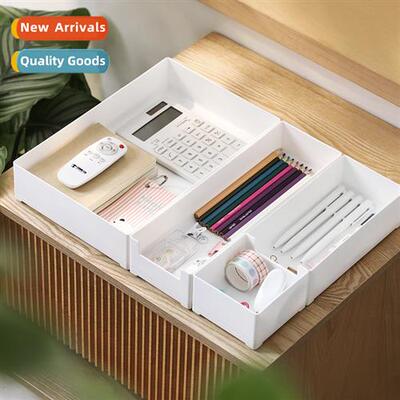 Desktop Drawer Divided Storage Box Cosmetic Compartment Orga