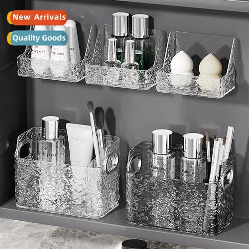 Glacier pattern mirror cabinet organizer wall-mounted no-pun