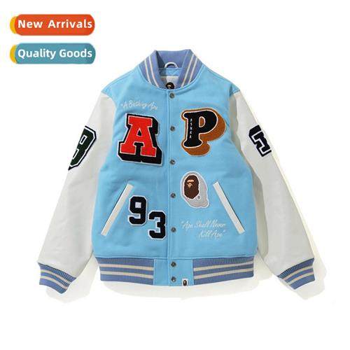 2022 autumn  winter new tide br BA ape head color blocking p