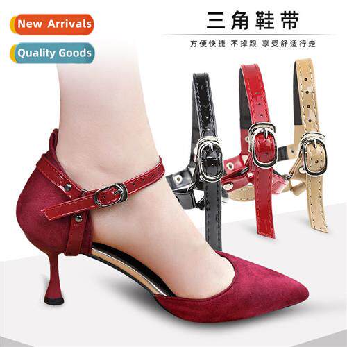 Inati-free triangle shoe laces high heels anti-fall shoes bu