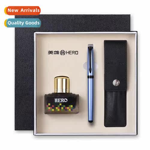 Hero 3813 fountain pen ink set students adult fice business