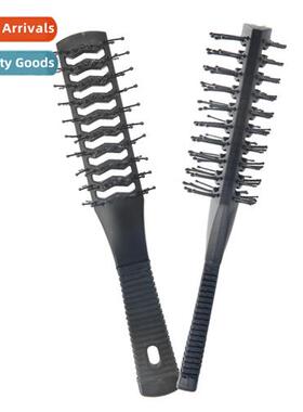 Mens greasy  curly  comb double-sided teeth styling plato co