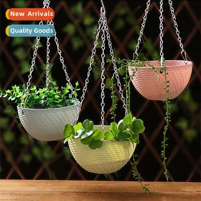 Creative plastic hanging succulent hanging orchid planter pe