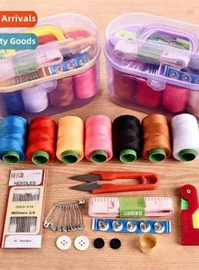 Large needle  thread box set  household portable 10 sets  as