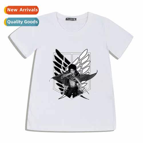 2021 Summer New Attack On Tan T-Shirt Attack On Tan Print Ha