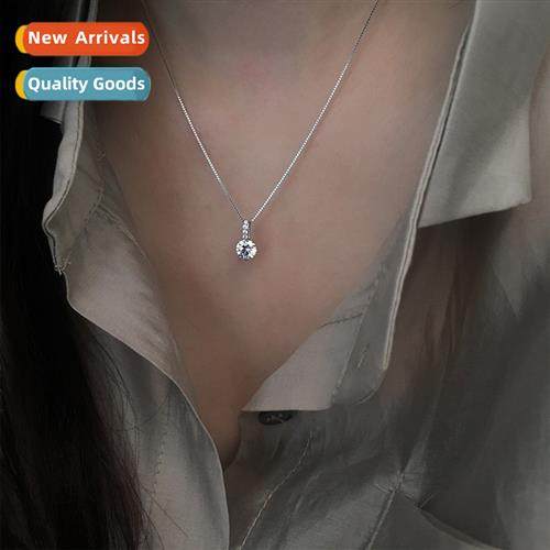 Geometric water drop necklace female ins simple small single
