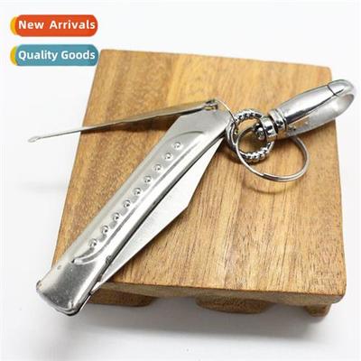 Keychain Single ring keychain wh knife  ear picker Fine Gift