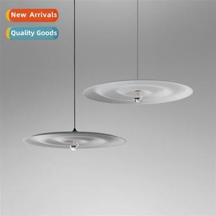 Modern simple wall lamp creative ccentric circles sine wave