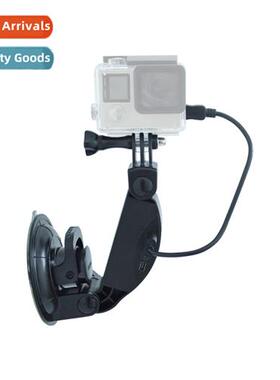 2022 new 适用gopro suction cup mount + mobile power combinat