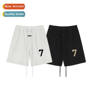 2022ss FOG Terry Set Shorts Flocked Hipster High Seas