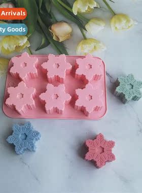 6 csecutive snowflakes 417 chocolate biscu mold cake mold ic