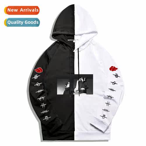 Japan anime Naruto Uchiha Weasel  Sasuke printed hoodie spli