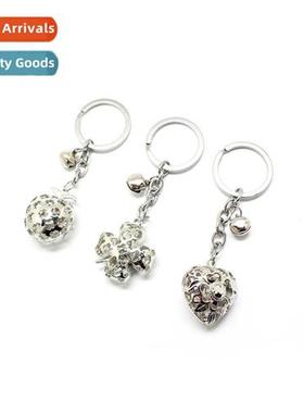 Creative bell keychain Cute bell key pendant fashi ladies ba