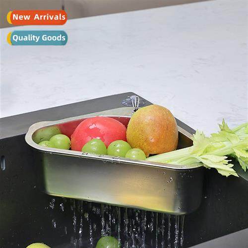 304 stainless steel kchen sink triangle draining shelf lefto