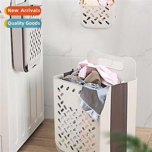 clos basket household Wall laundry dirty folding bas mounted