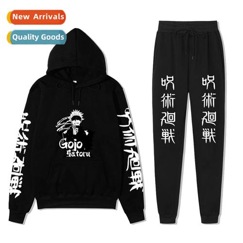 2021 New Japanese Anime Mantra Back to War Printed Hooded Sw