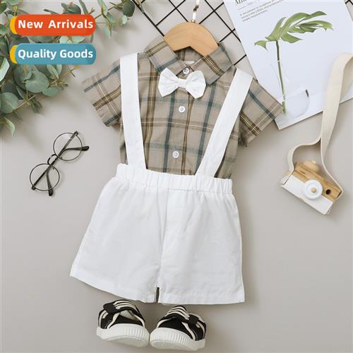 Boys spring  fall  2021 new n small gentleman short-sleeved