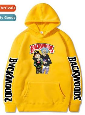 Tide spring  fall new BACKWOODS print mens sweatshirt sweate