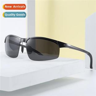 half frame fashi aluminum new square 2019 6806 sunglasses