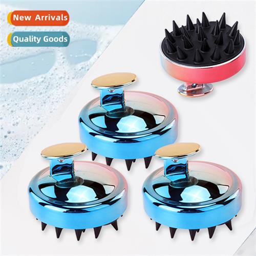 Home plating shampoo brush barbershop massage brush silice a