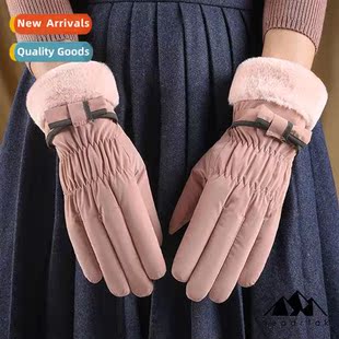 Warm gloves driving C3 winter padded and thickened touchscre