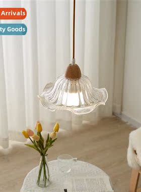 Wabi-sabi Japanese log small chelier Scinavian bedroom bedsi