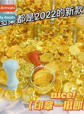 Vintage lacquer stamp head set Vintage lacquer stamp accesso