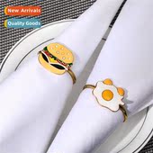 dri alloy breakfast New burger series clasp oil napkin metal