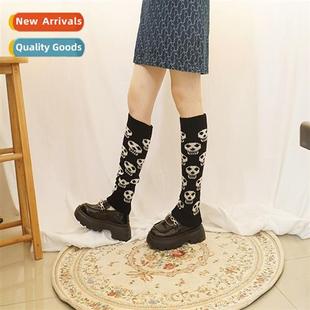knting sets Japanese new warm winter and fall socks Skull