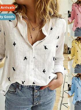 2023 Spring  Autumn Amazs Ladies Animal Print Casual Loose L